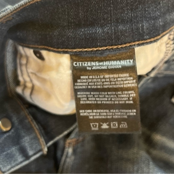 Citizens Of Humanity Avedon Skinny Jeans Women Sz 26 Mid Rise Stretch Dark Wash - Picture 13 of 16